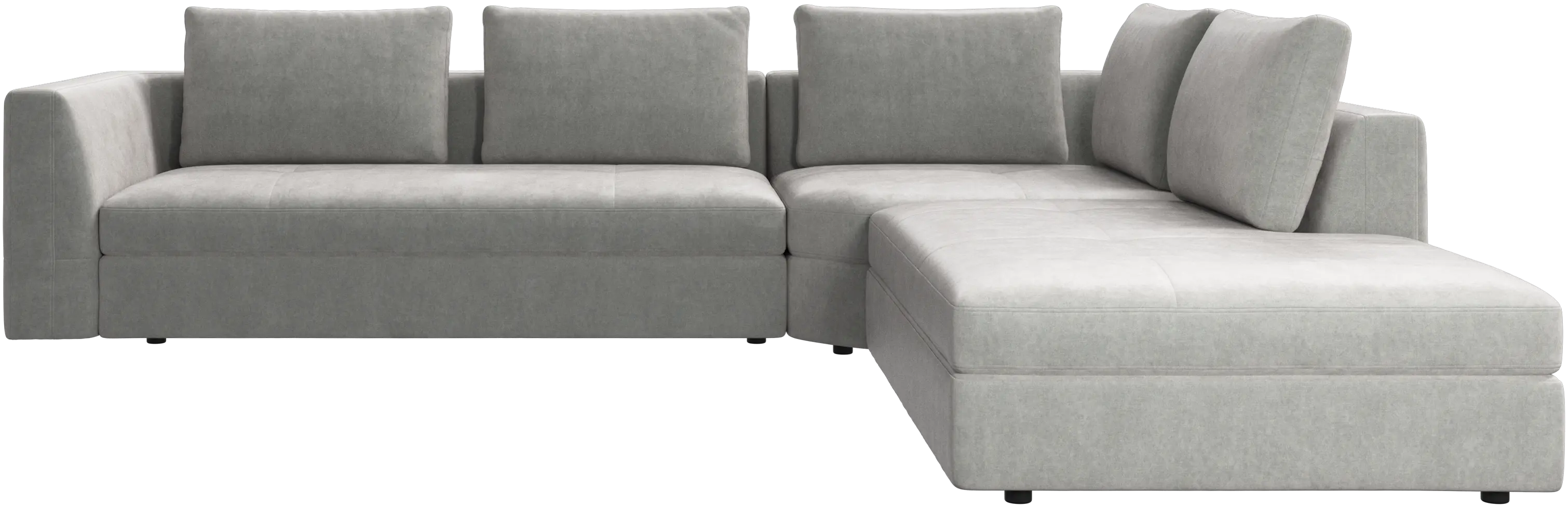 Bergamo corner sofa with lounging unit