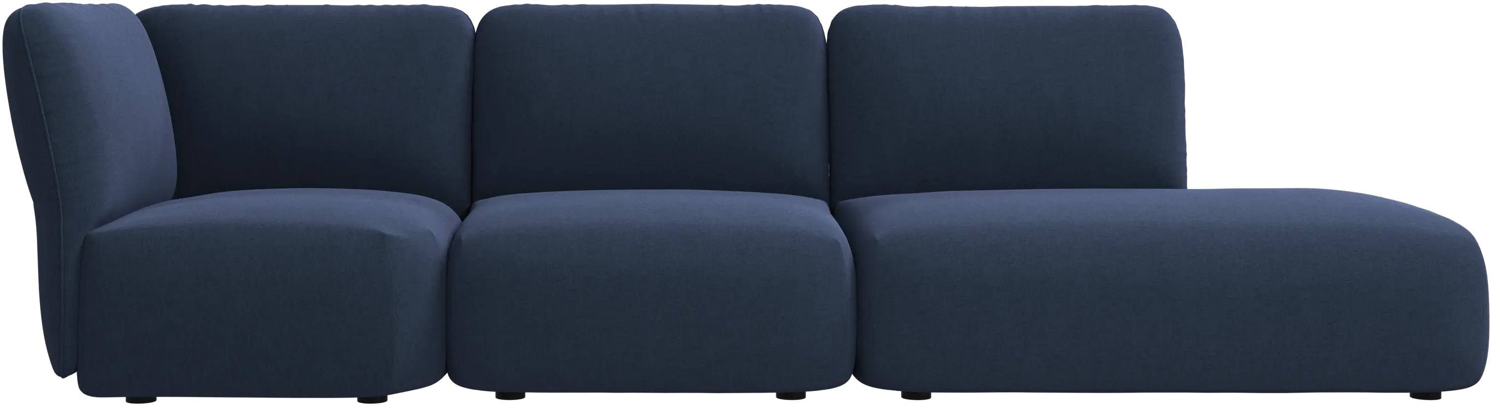 Paraggi sofa with lounging unit left