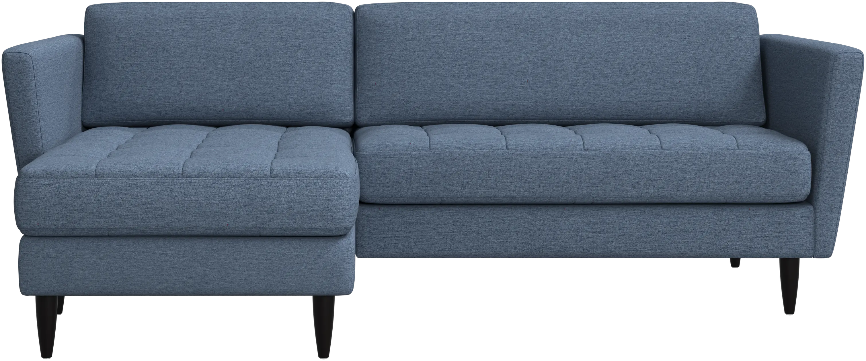 Osaka sofa with resting unit, tufted seat