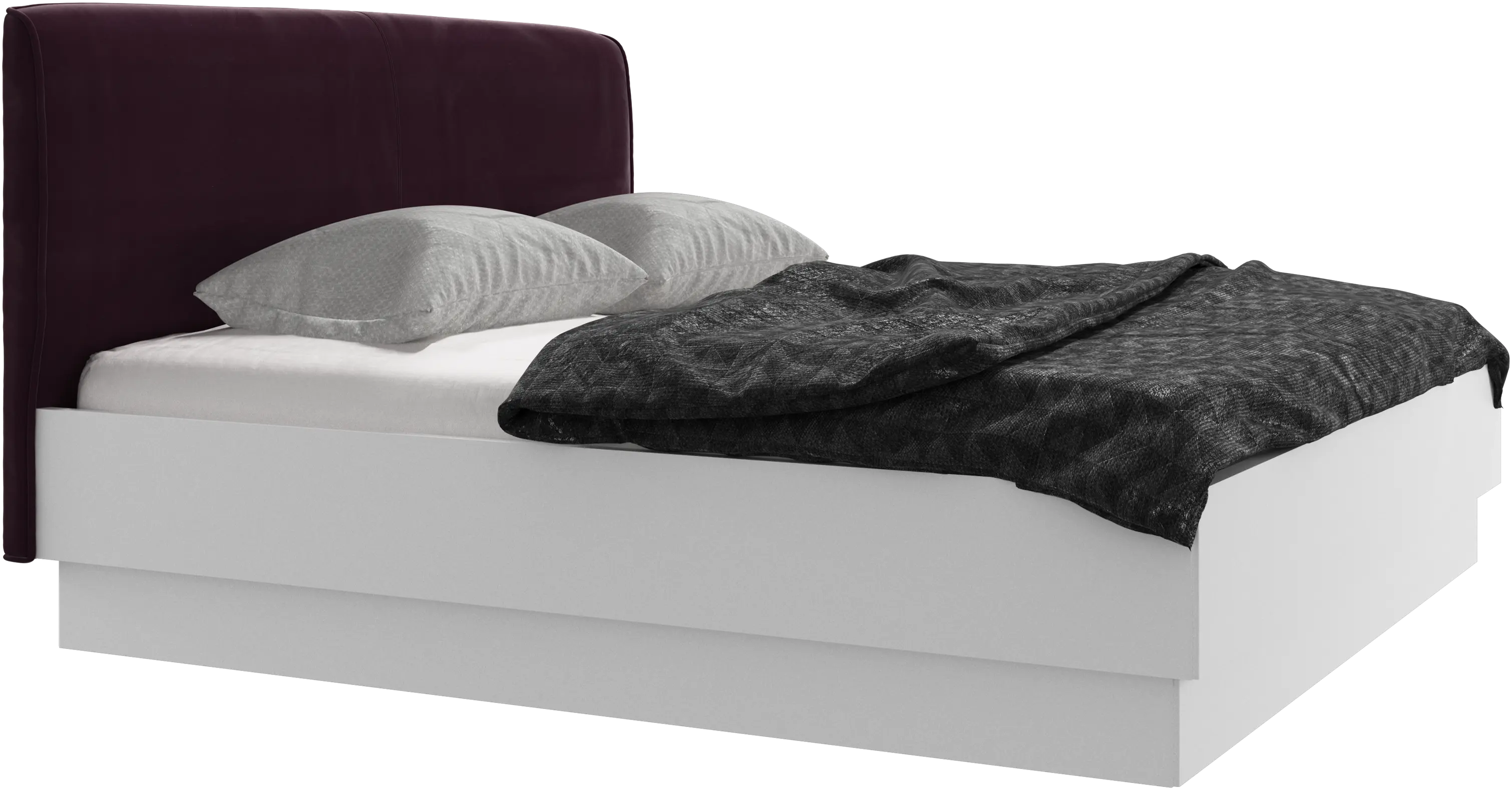 Houston, upholstered bed with storage