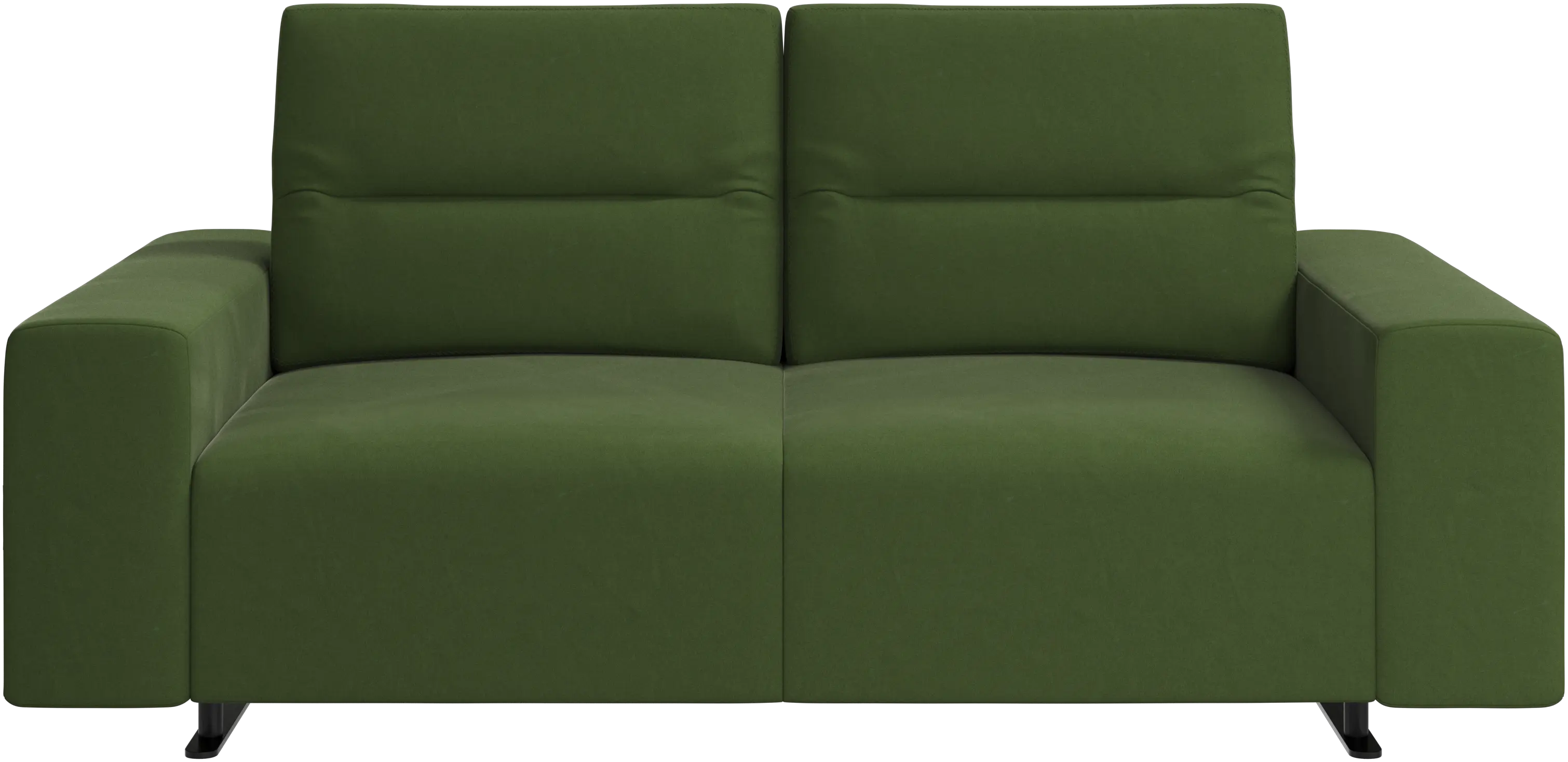 Hampton sofa with adjustable back and storage on the right side
