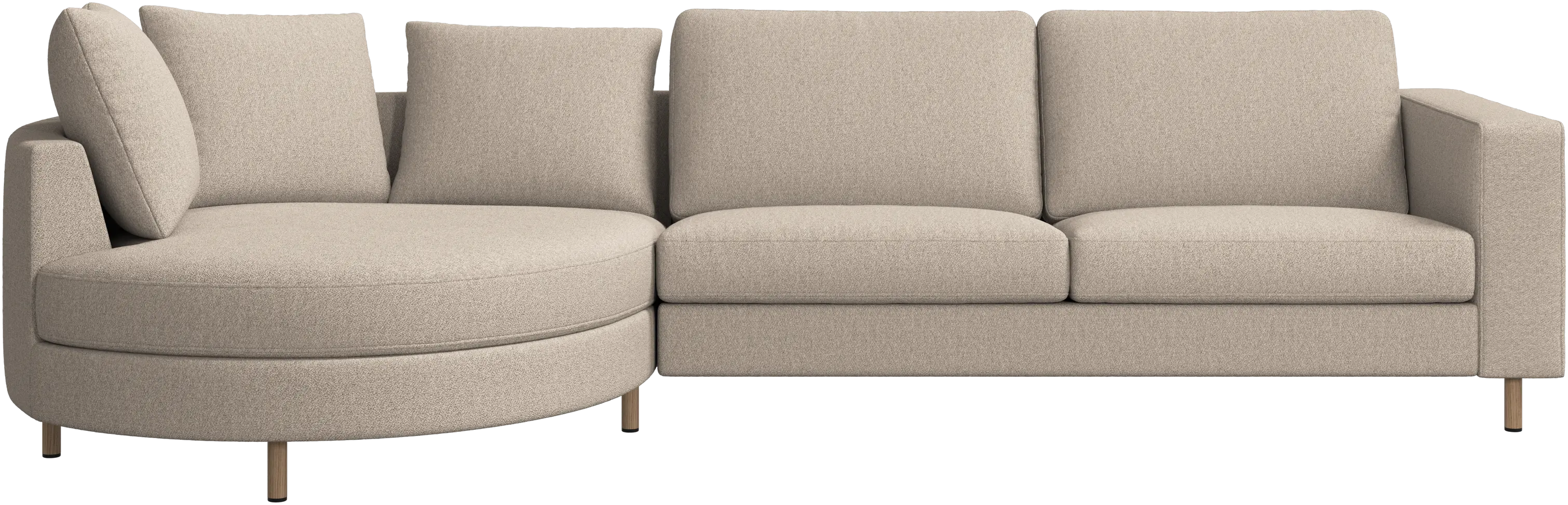 Sofá Indivi con módulo chaise-longue a la izquierda