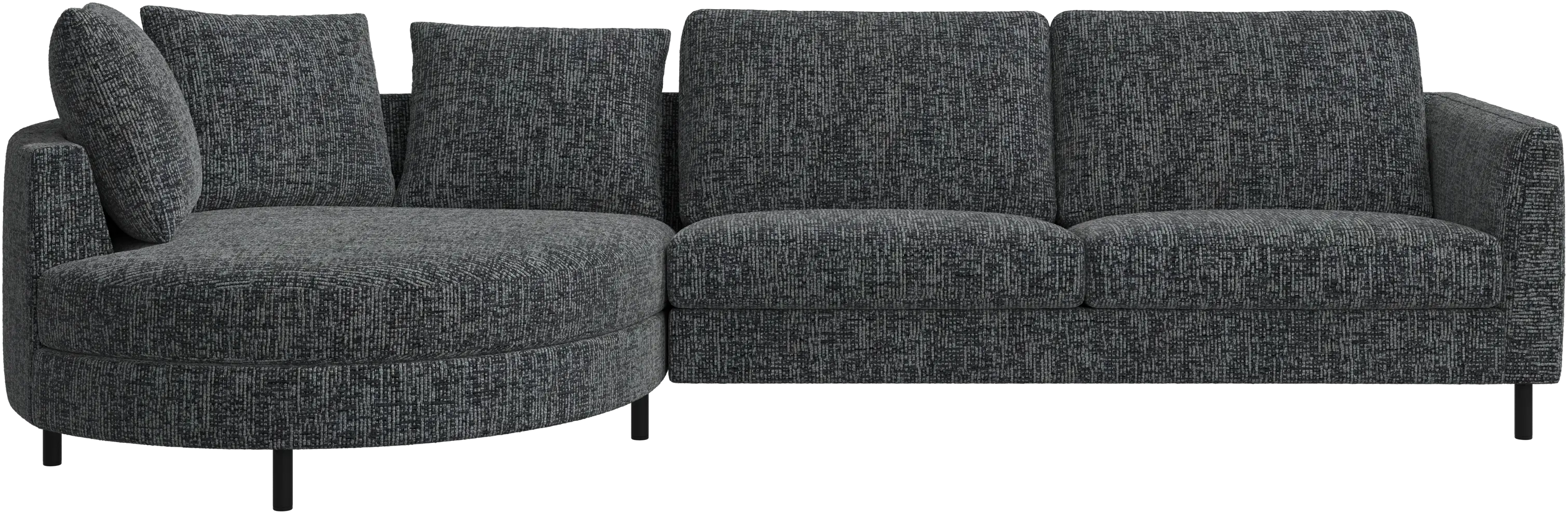 Indivi sofa with chaise longue left