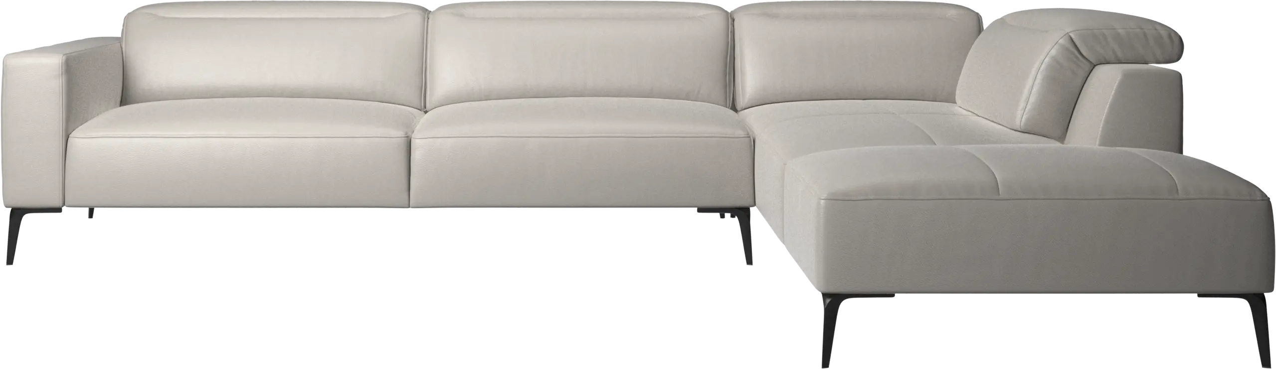 Zürich corner sofa with lounging unit
