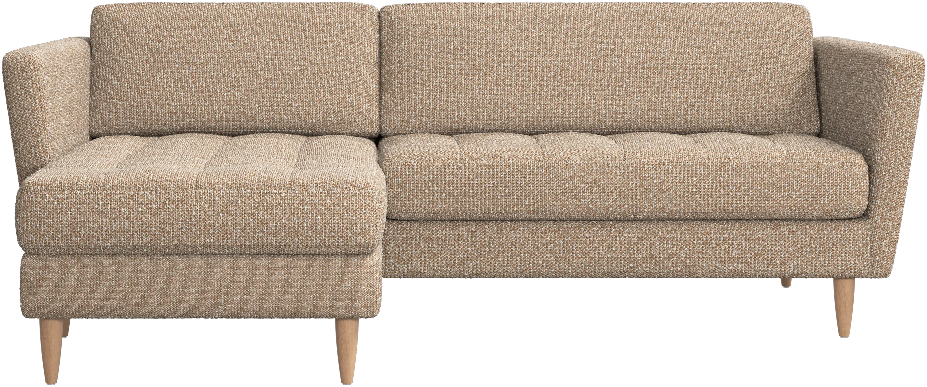 Osaka sofa with resting unit, tufted seat