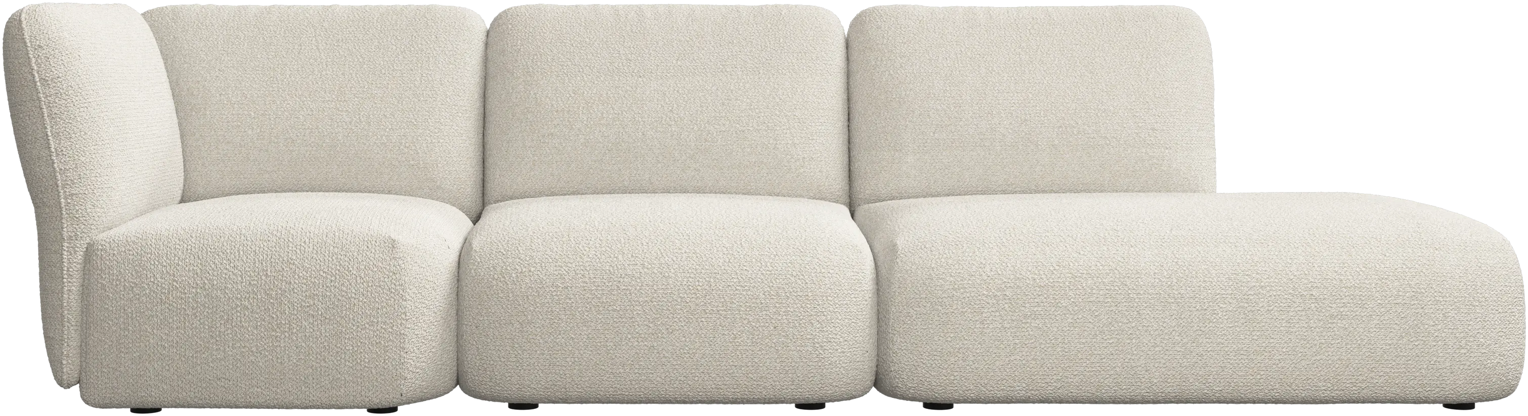 Paraggi sofa with lounging unit left