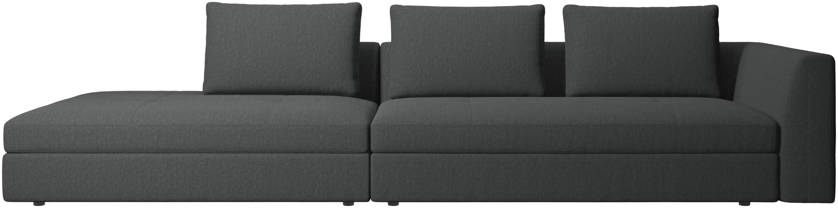 Bergamo sofa with lounging unit