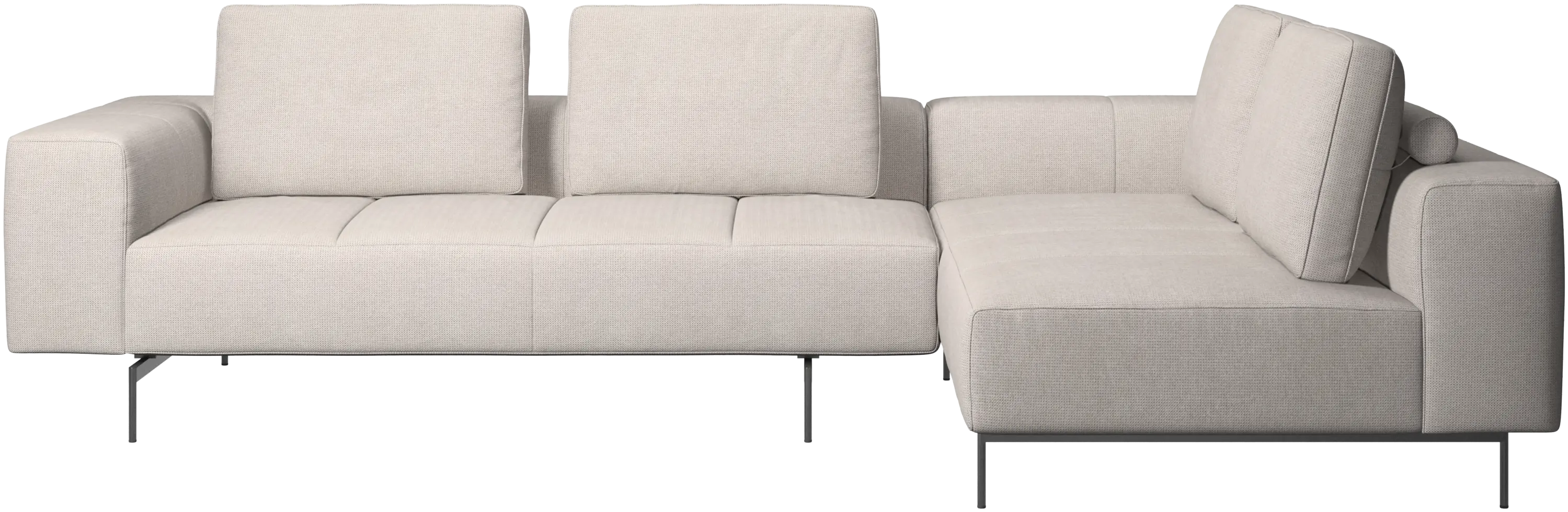 Amsterdam corner sofa with lounging unit