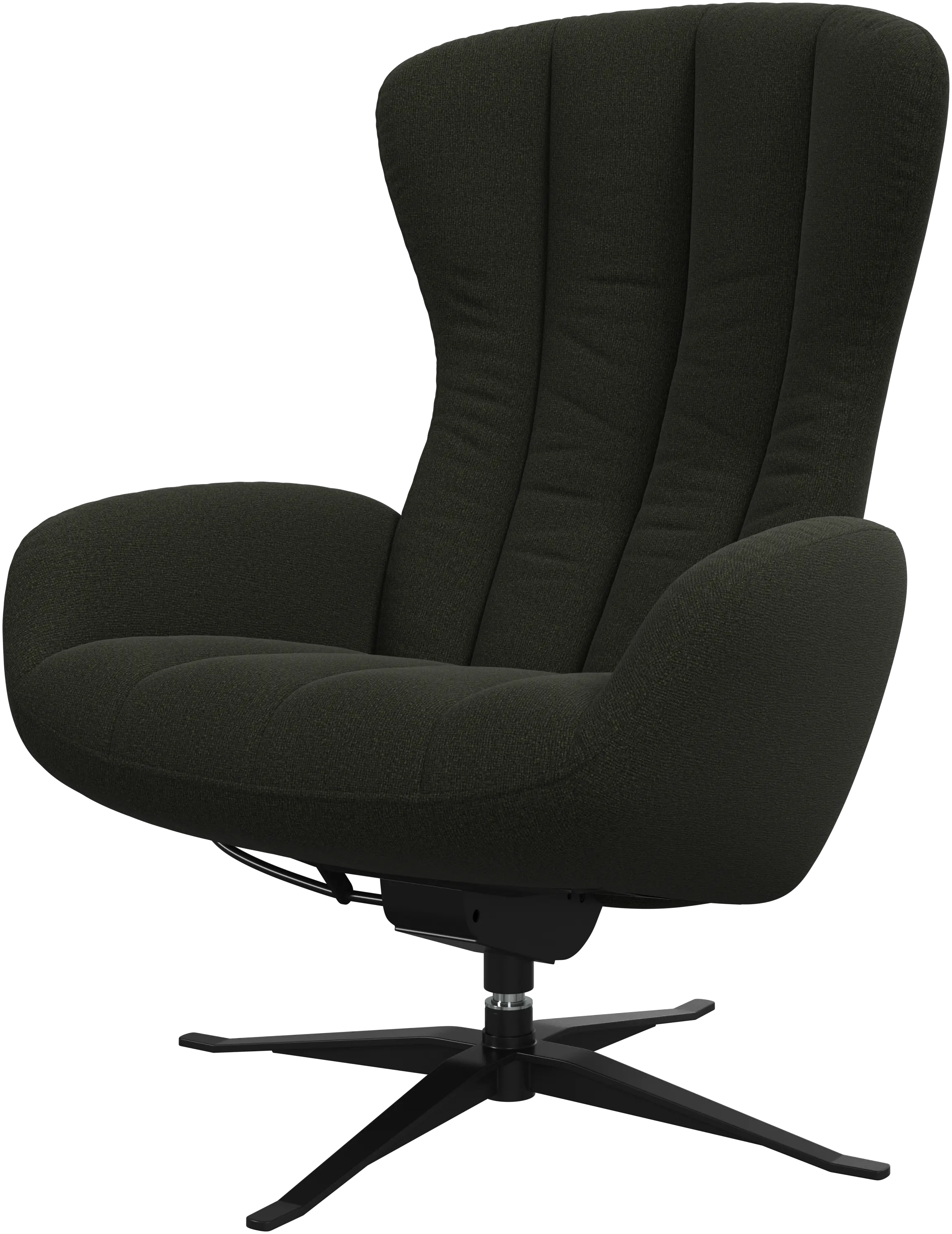 Tilburg recliner with swivel function and adjustable headrest