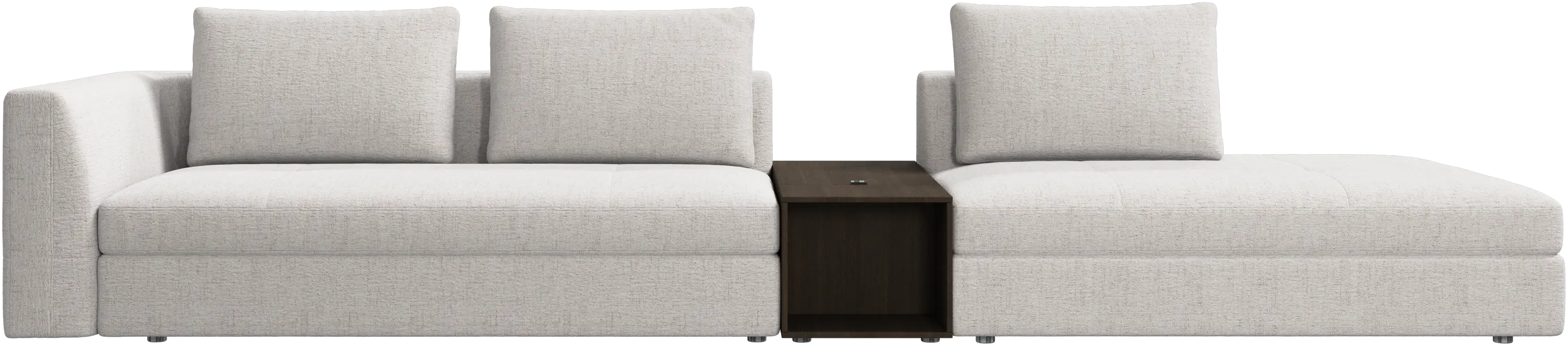 Bergamo 3 seater lounge sofa with storage
