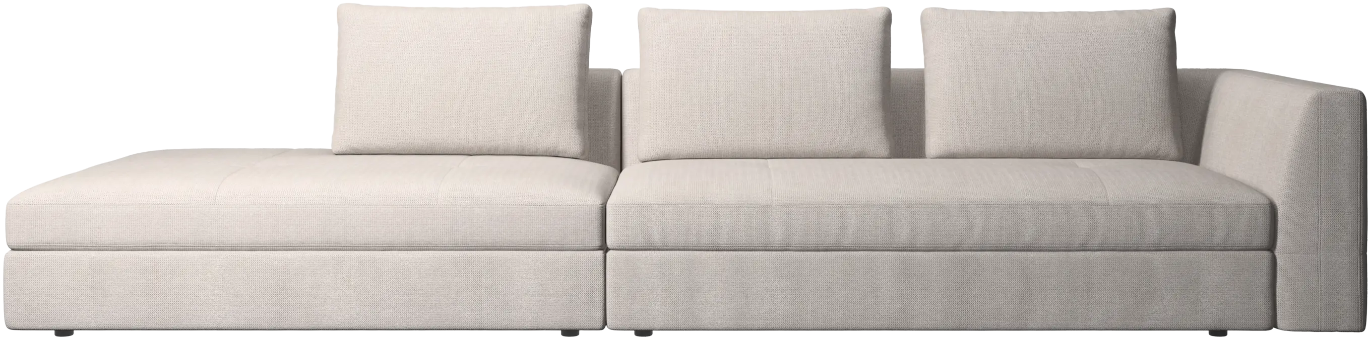 Bergamo sofa with lounging unit