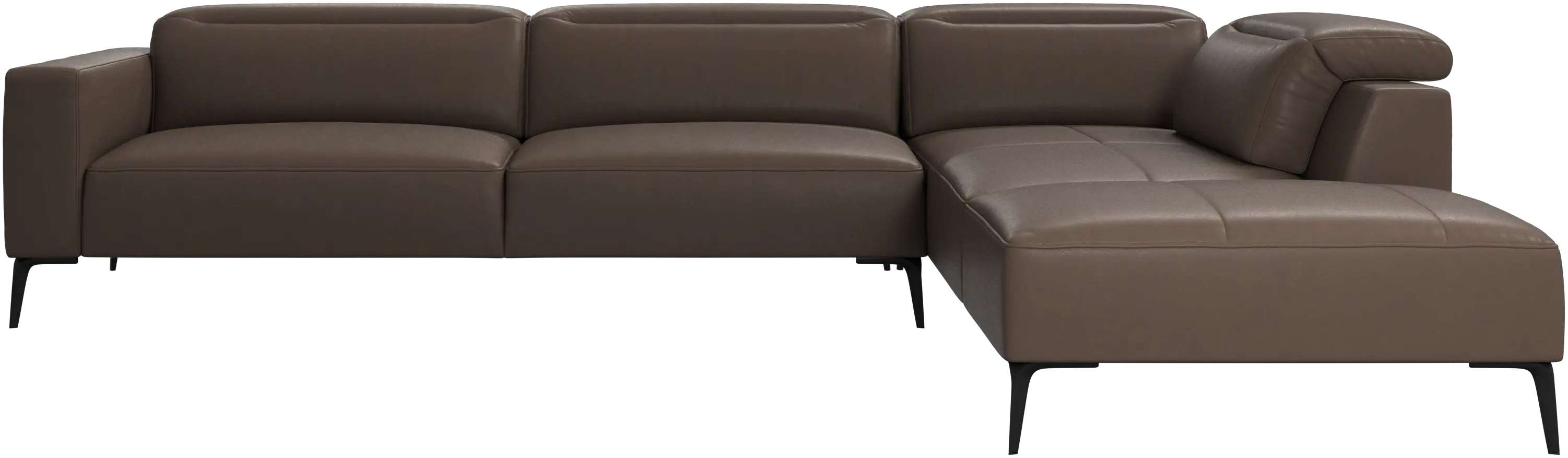Zürich corner sofa with lounging unit