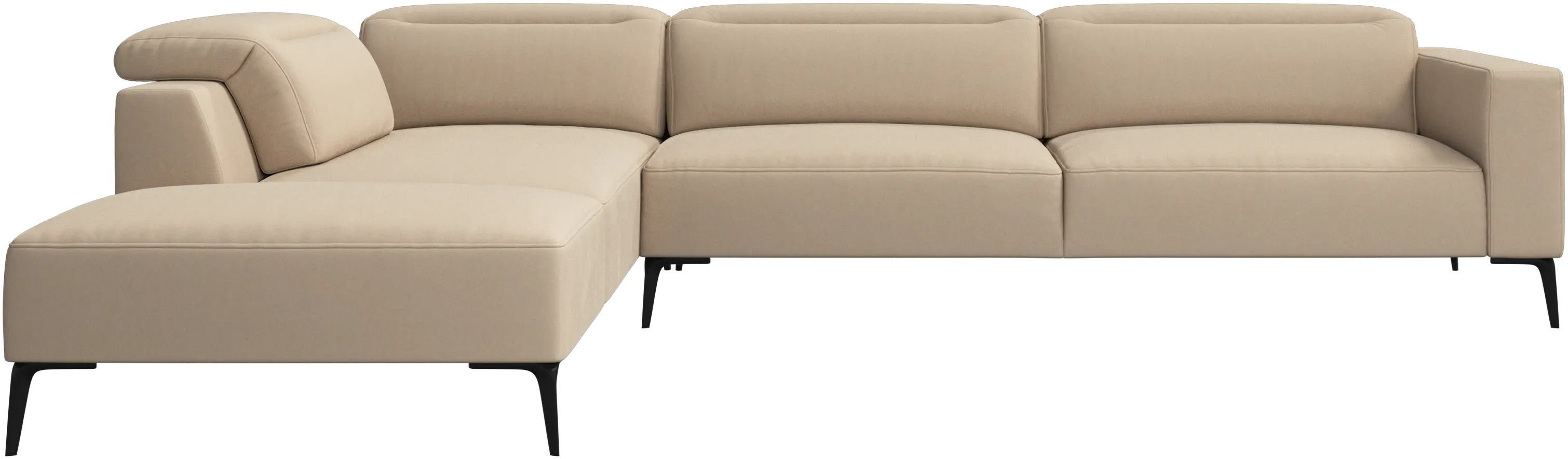 Zürich corner sofa with lounging unit