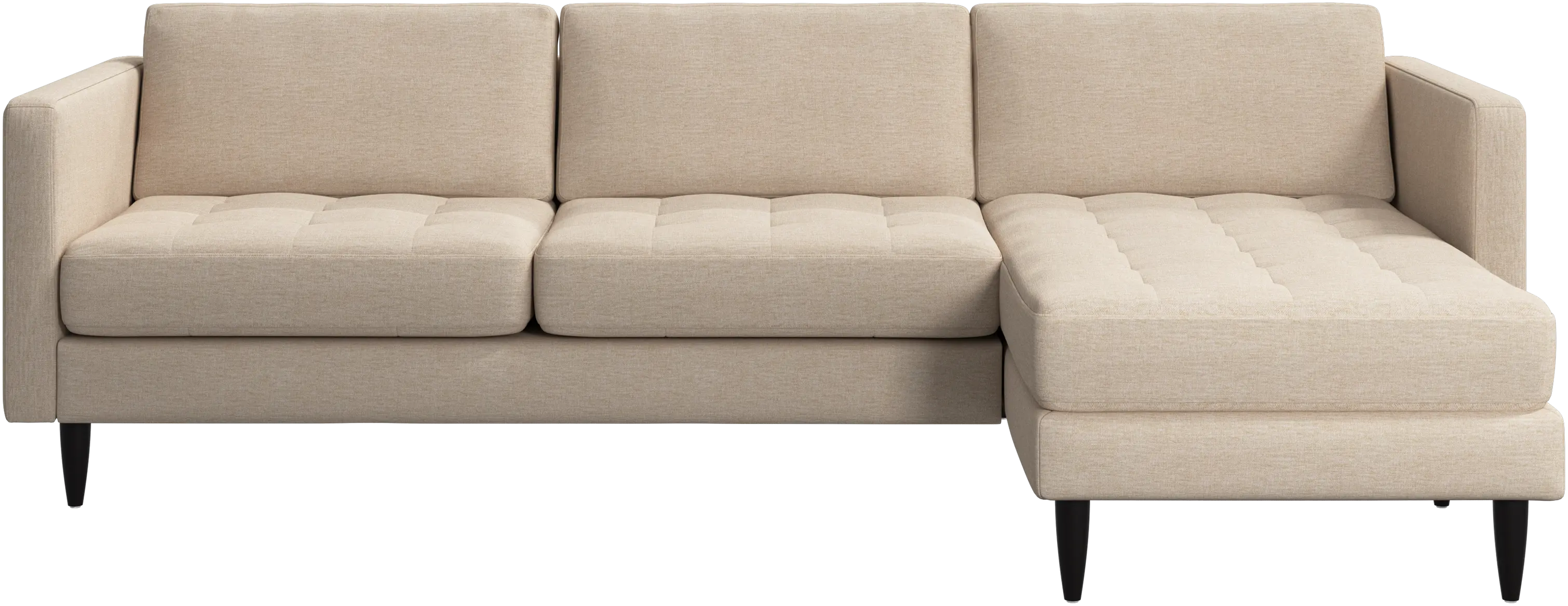 Osaka sofa with resting unit, tufted seat