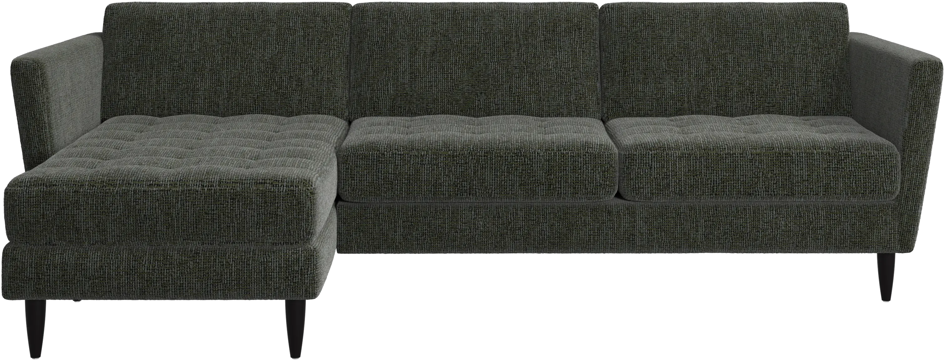 Osaka sofa with resting unit, tufted seat