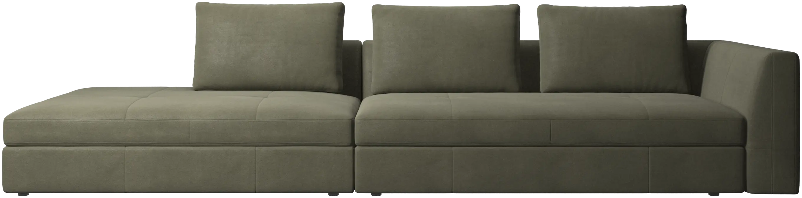 Bergamo sofa with lounging unit