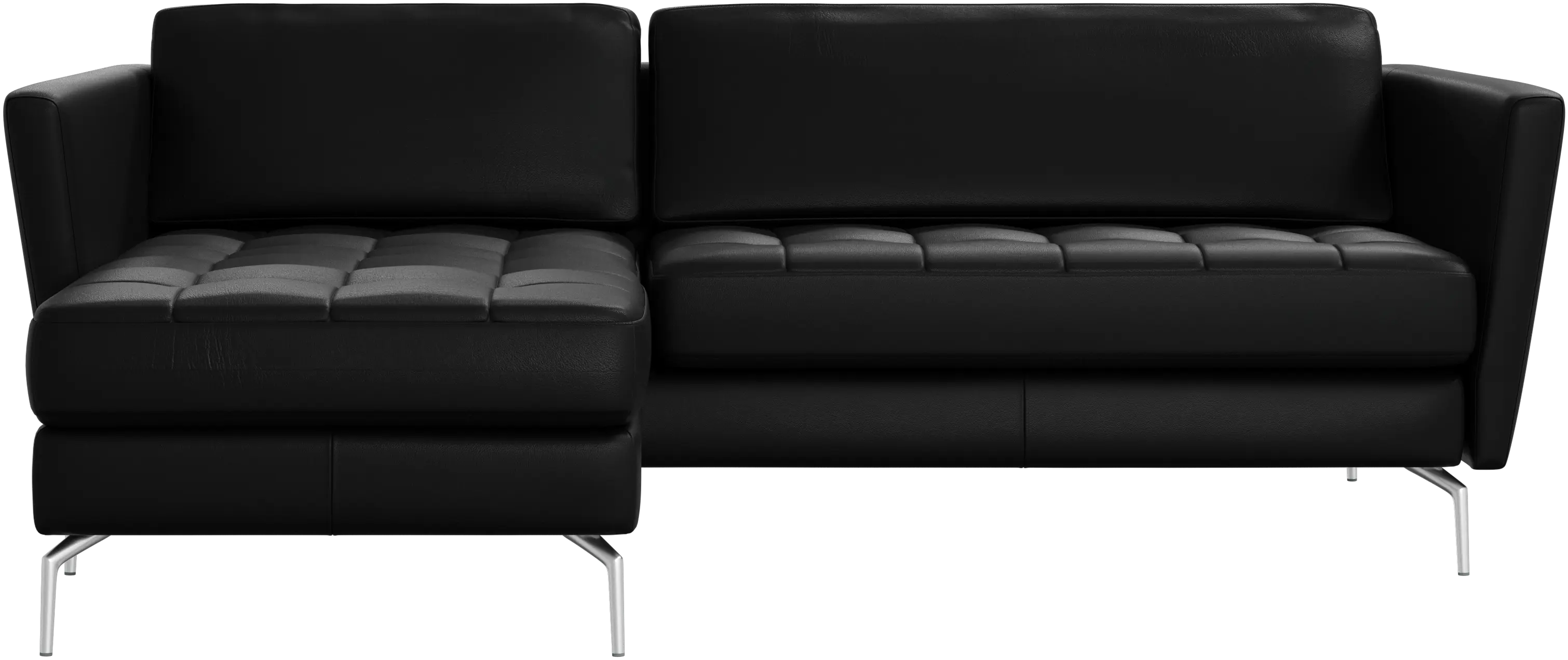 Osaka sofa with resting unit, tufted seat