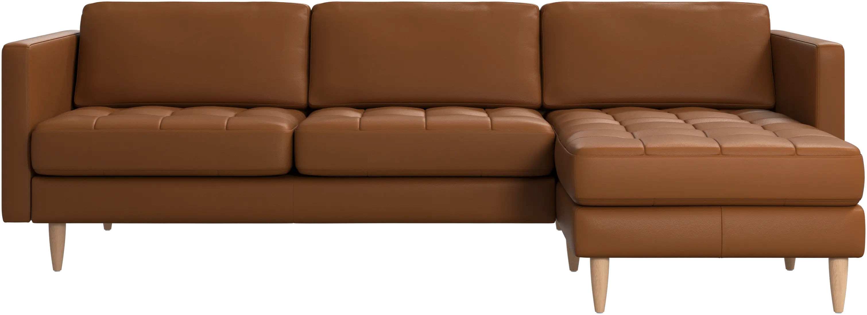 Osaka sofa with resting unit, tufted seat