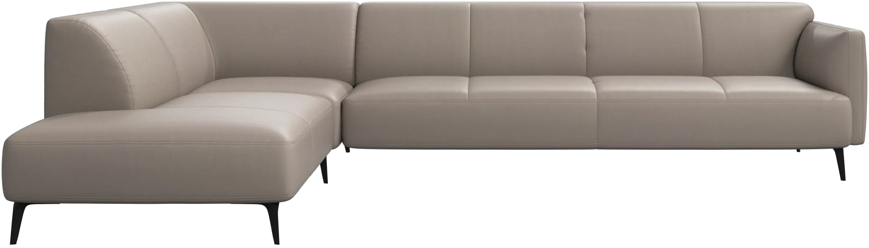Modena corner sofa with lounging unit