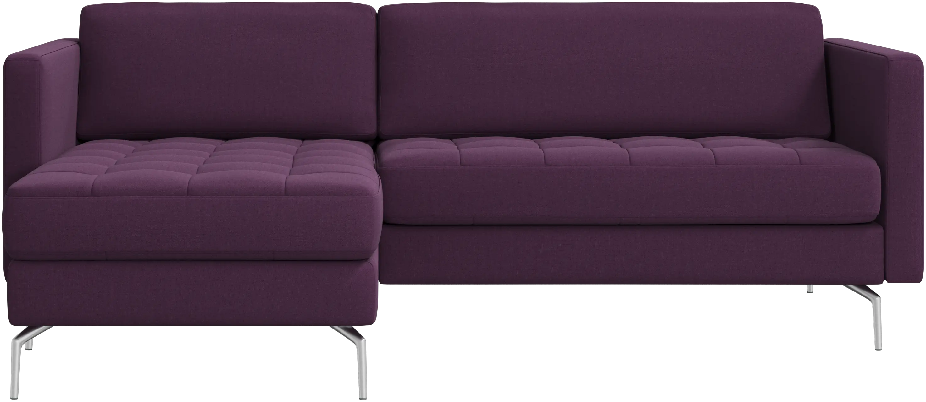 Osaka sofa with resting unit, tufted seat