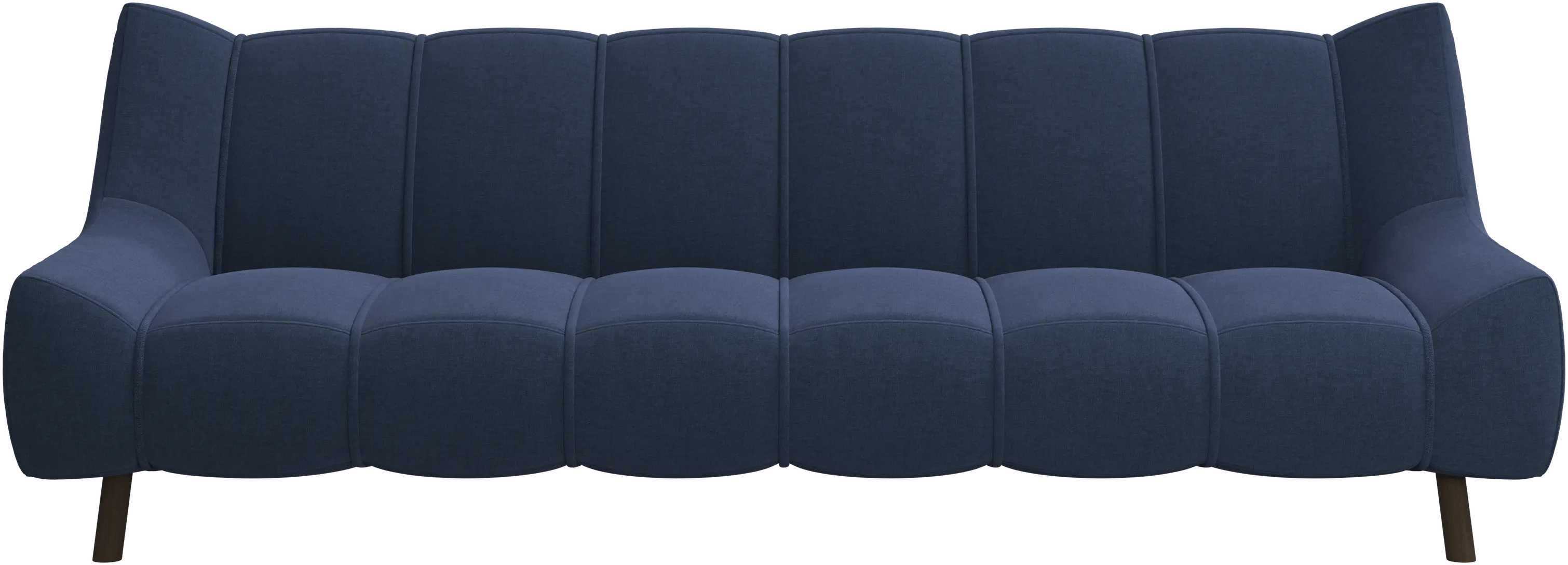 Nawabari 3 seater sofa, wooden leg