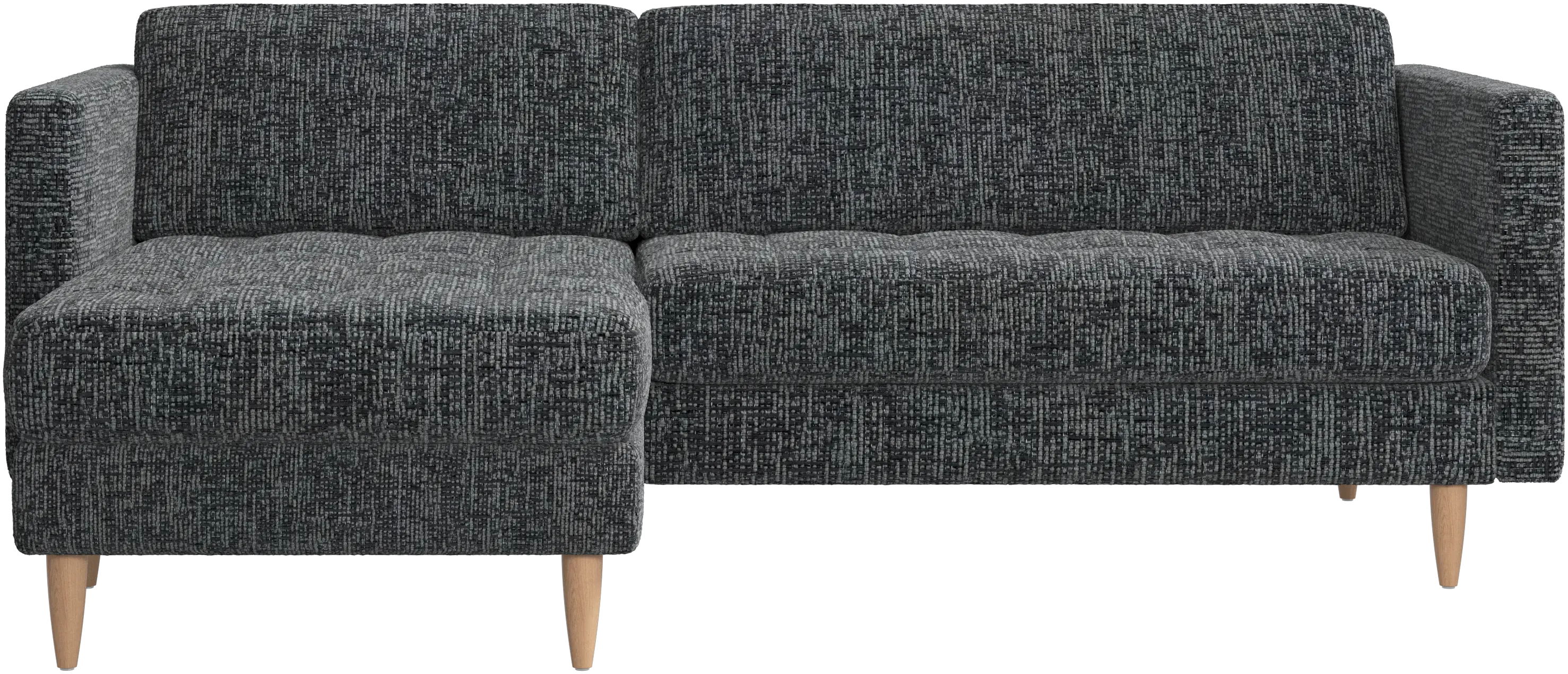 Osaka sofa with resting unit, tufted seat