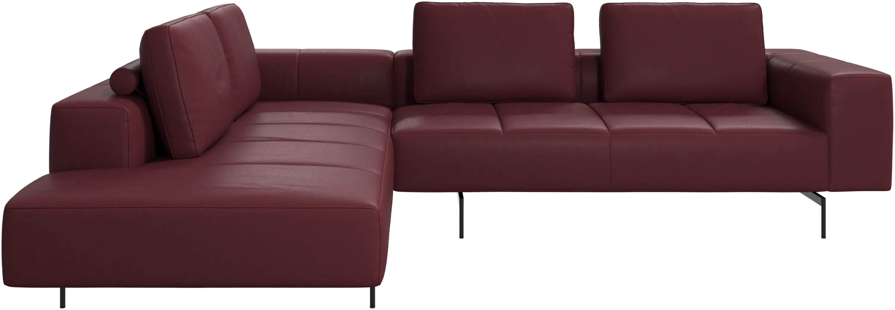 Amsterdam corner sofa with lounging unit