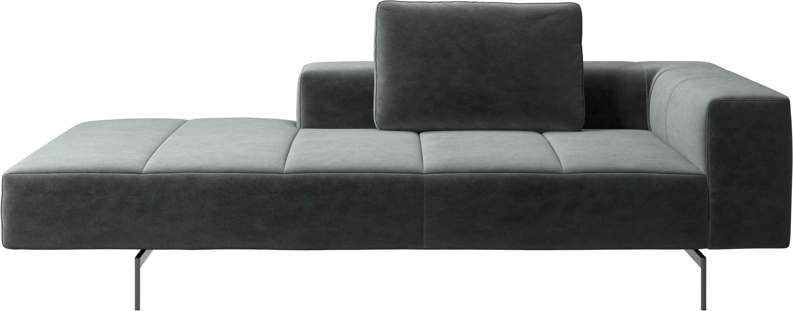 Amsterdam Iounging module for sofa, armrest right, open end left
