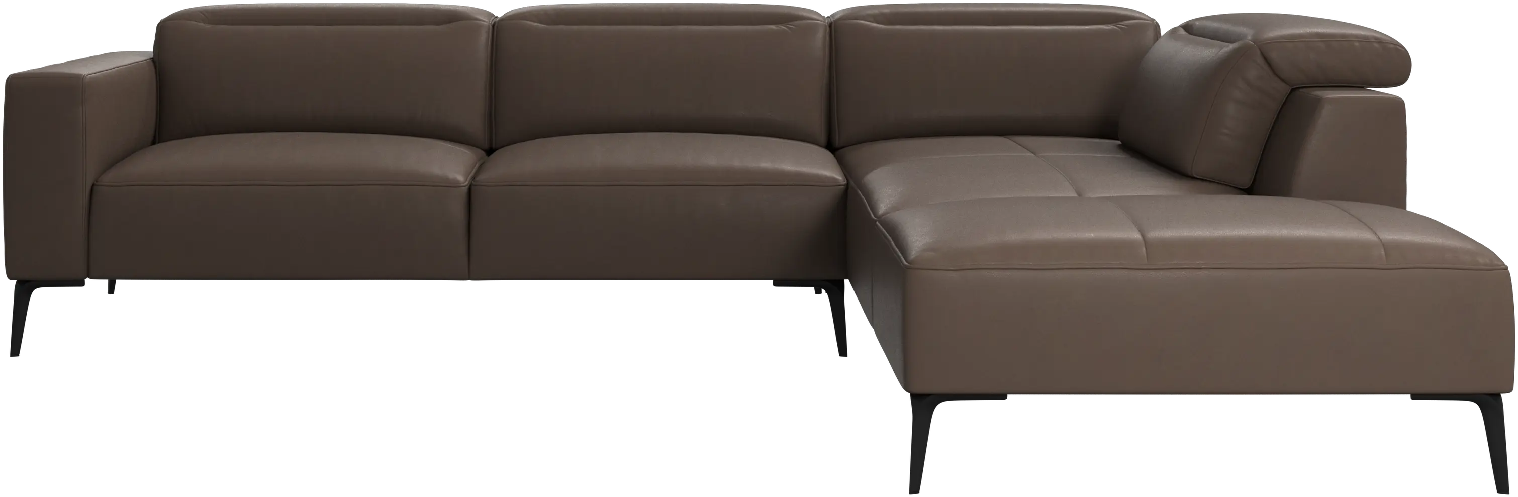 Zürich corner sofa with lounging unit