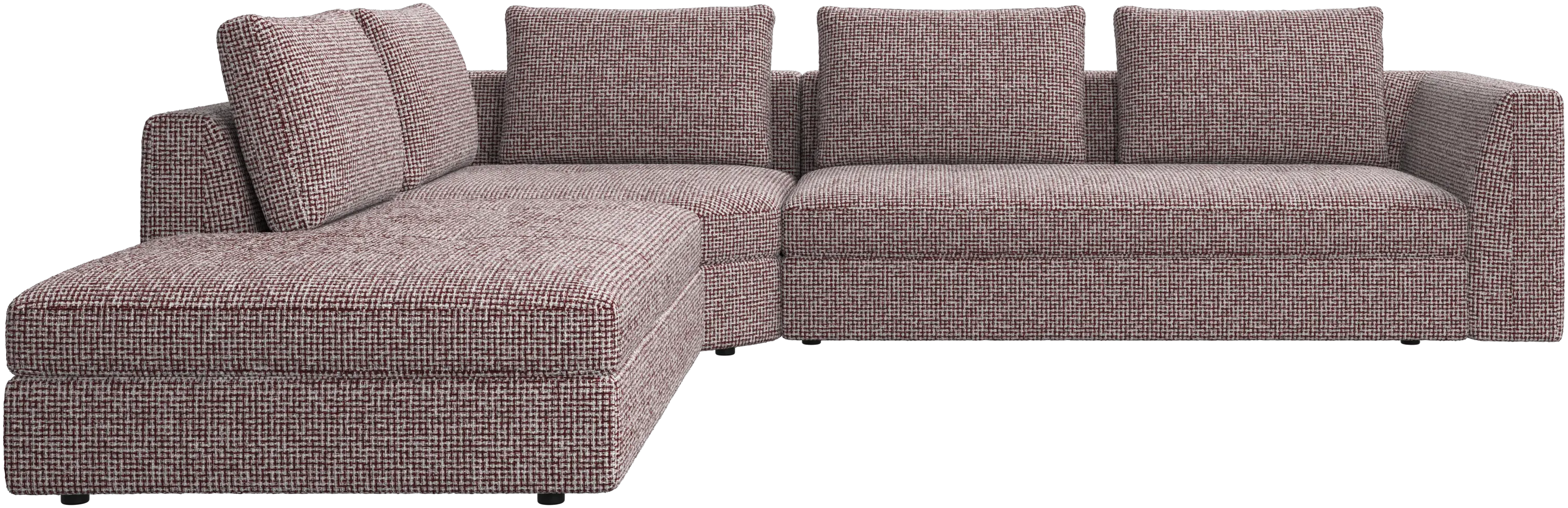 Bergamo corner sofa with lounging unit