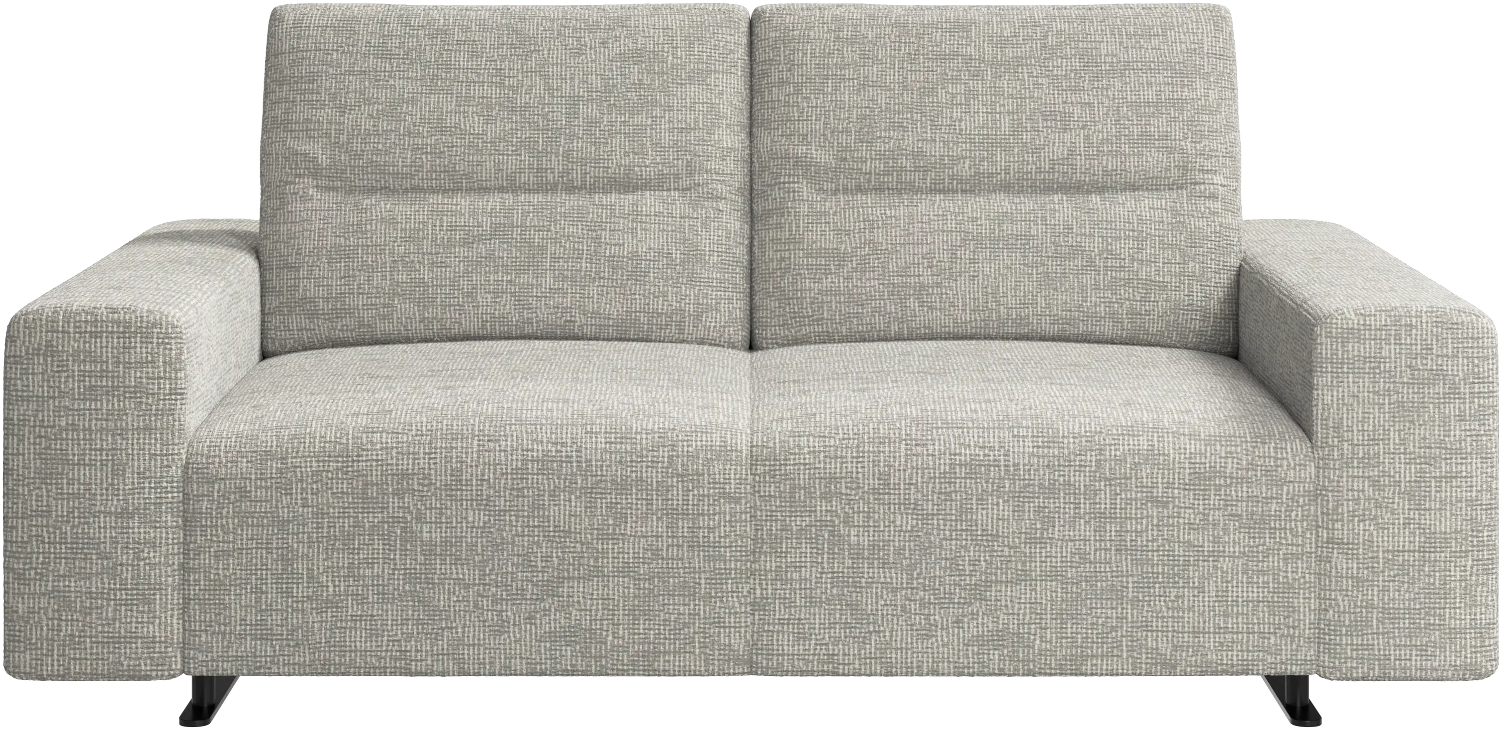 Hampton sofa with adjustable back and storage on the right side