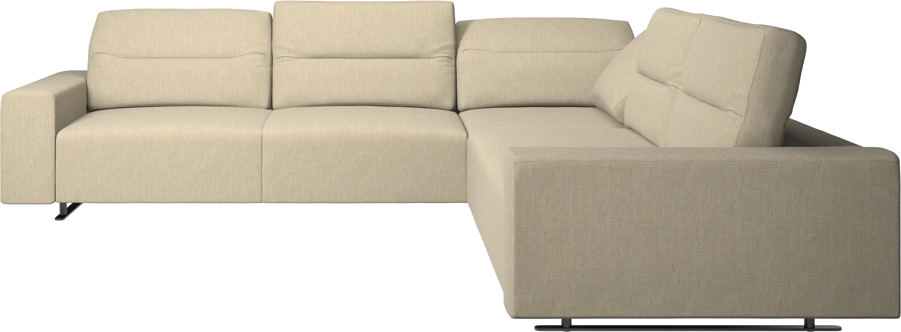 Hampton corner sofa with adjustable back