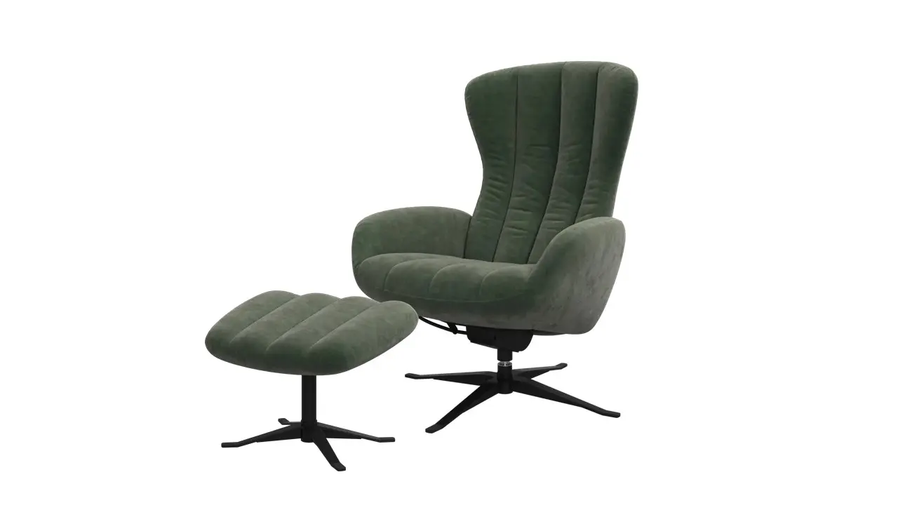Armchairs Tilburgvリビングチェア（オットマン付き） 30%OFF