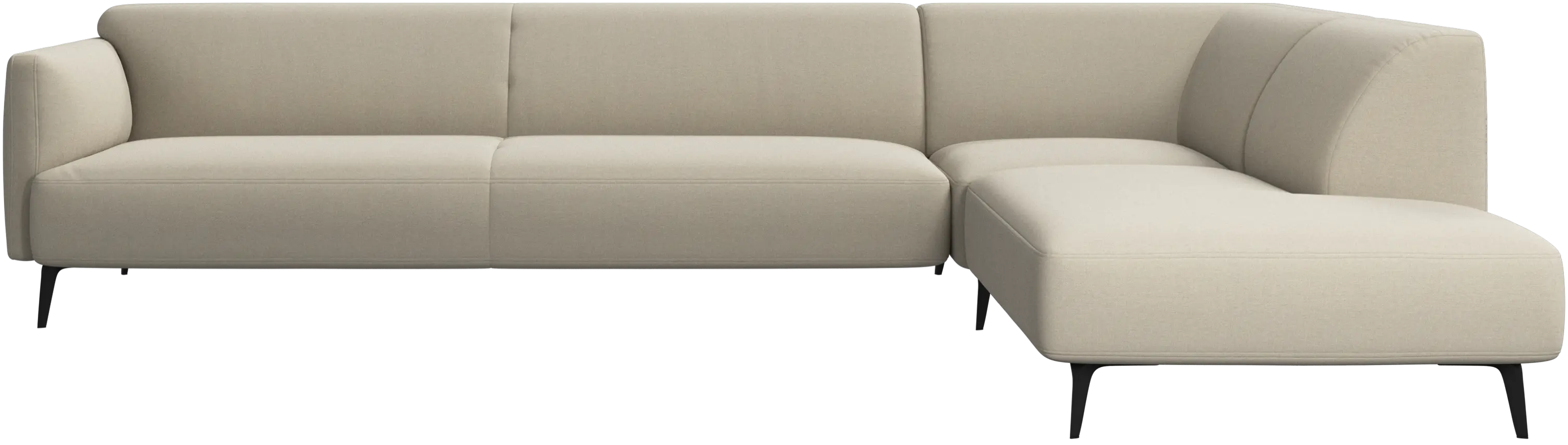 Modena corner sofa with lounging unit