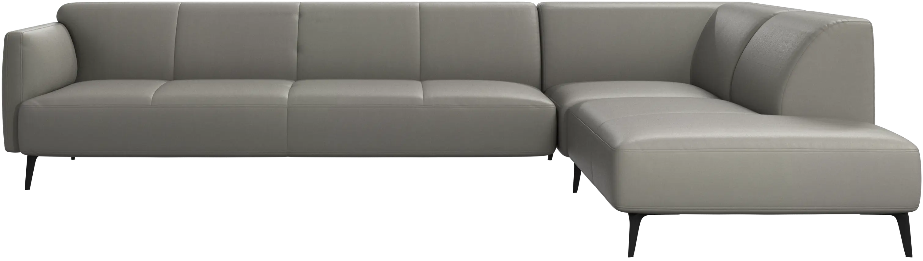 Modena corner sofa with lounging unit