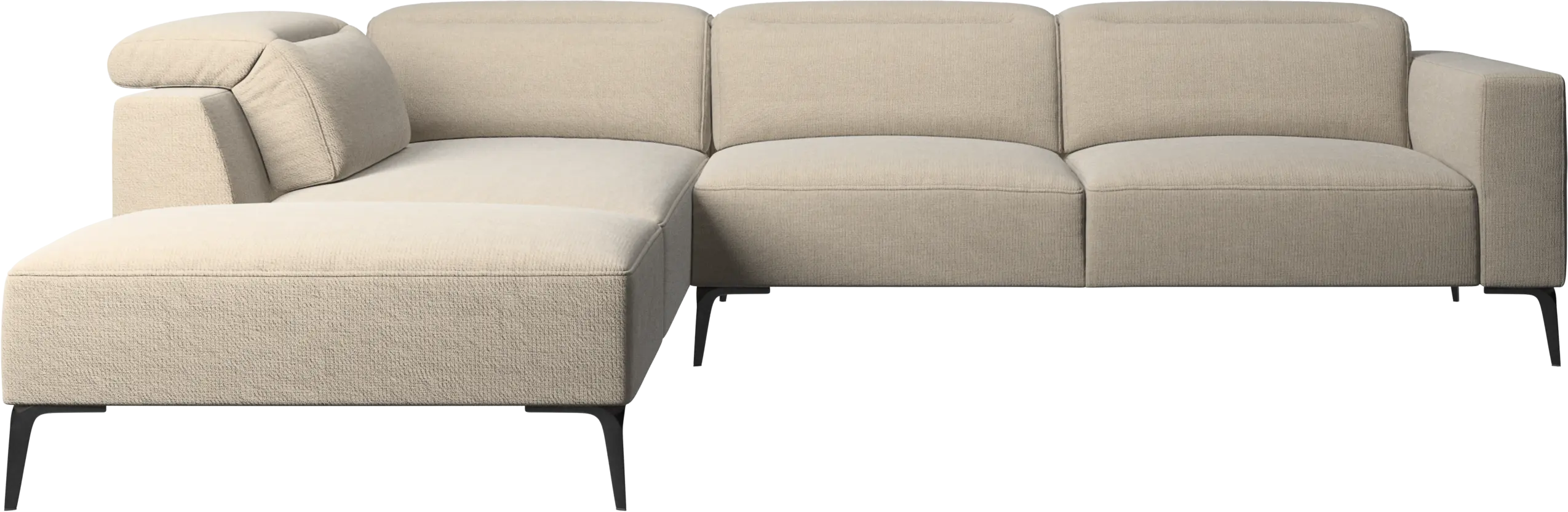 Zürich corner sofa with lounging unit
