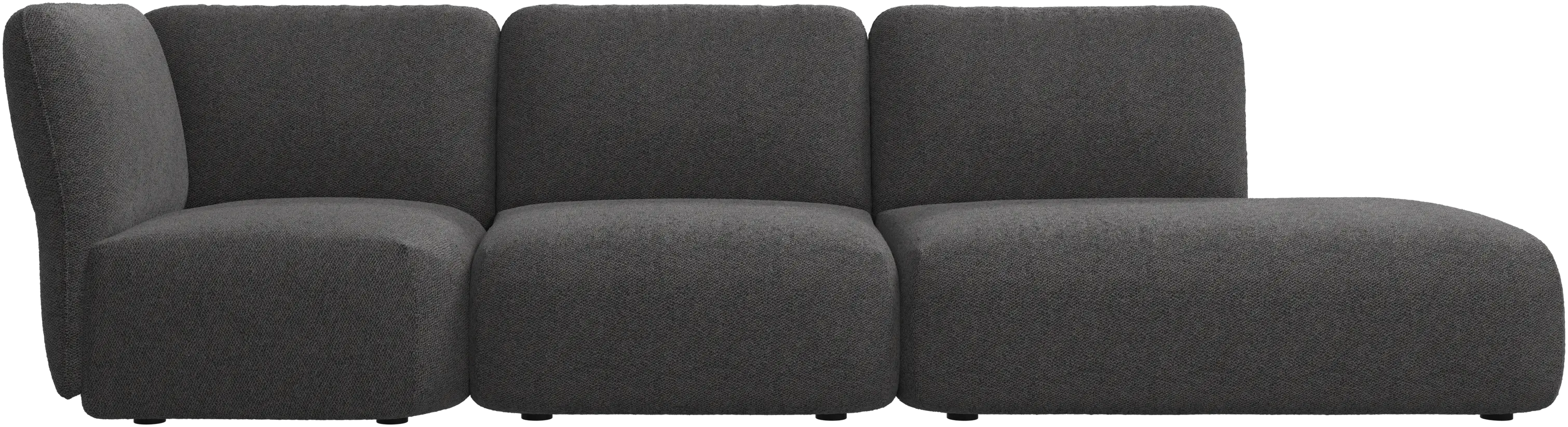 Paraggi sofa with lounging unit left