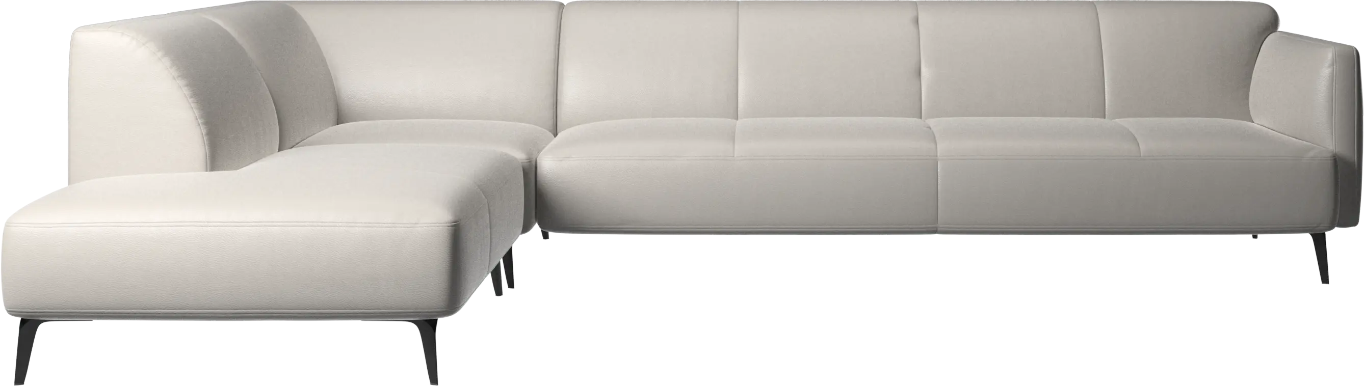 Modena corner sofa with lounging unit