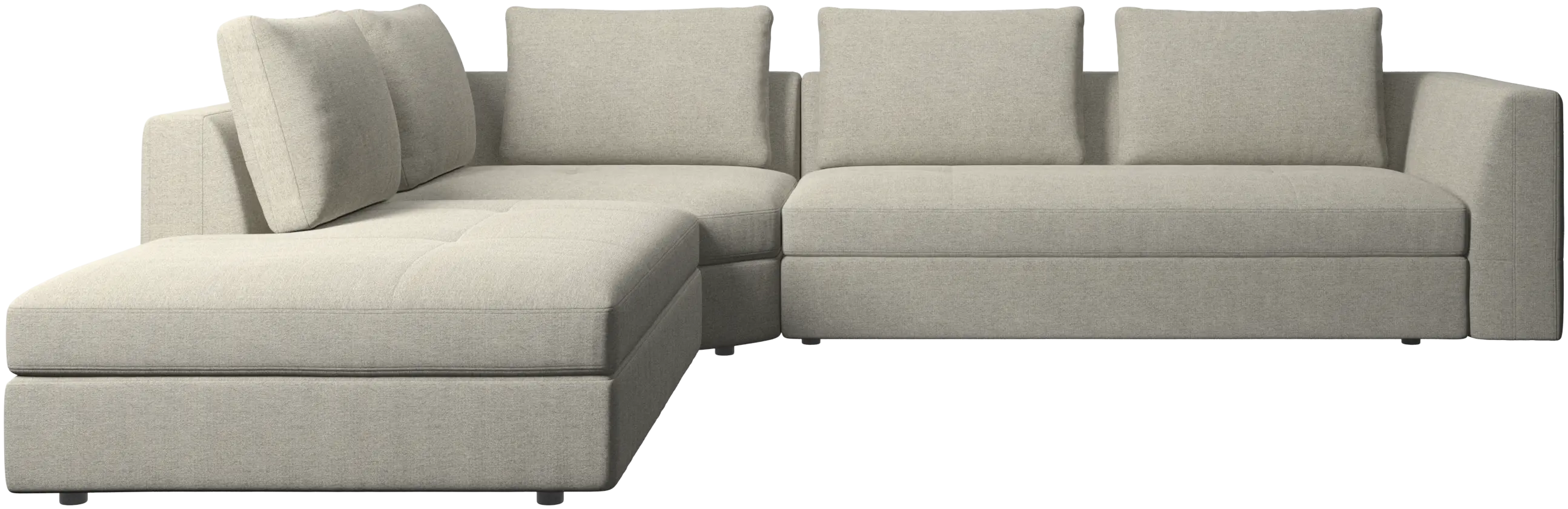 Bergamo corner sofa with lounging unit