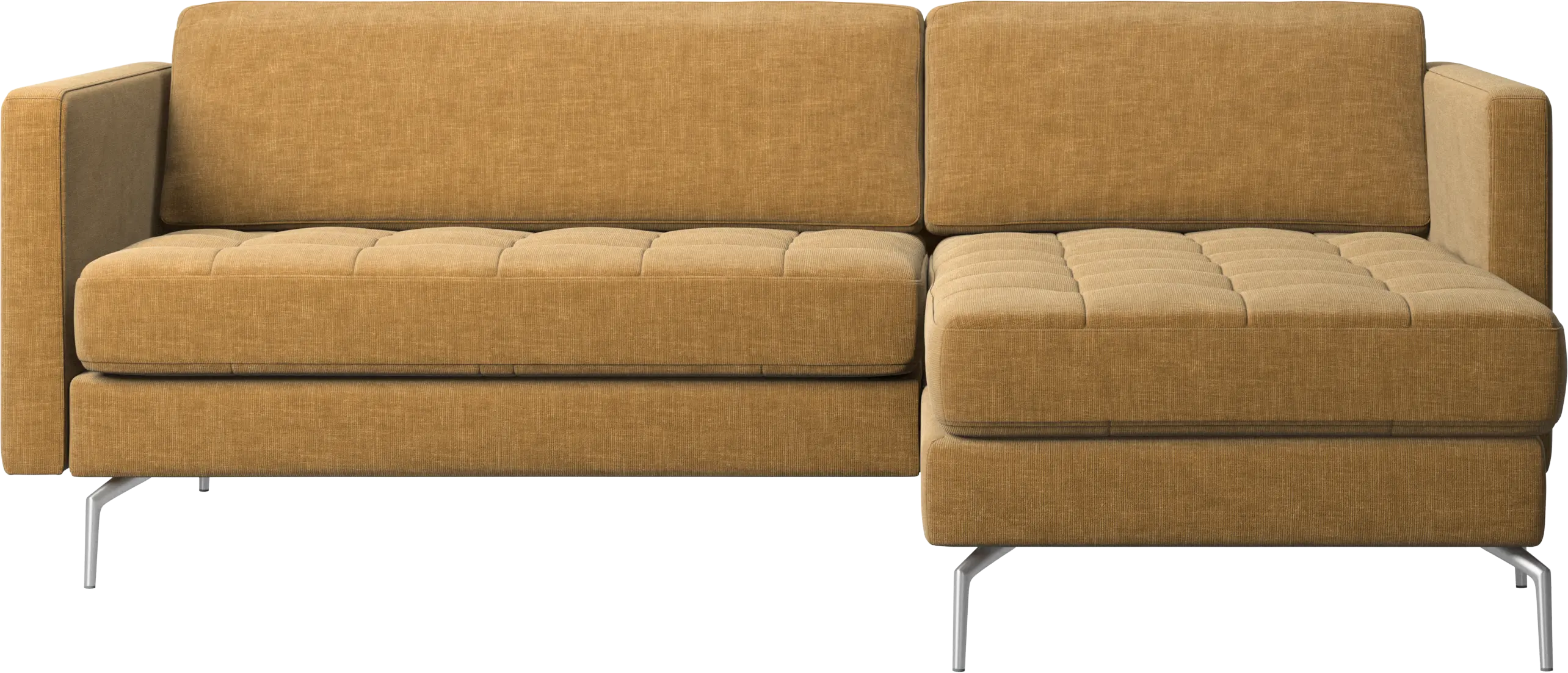 Osaka sofa with resting unit, tufted seat