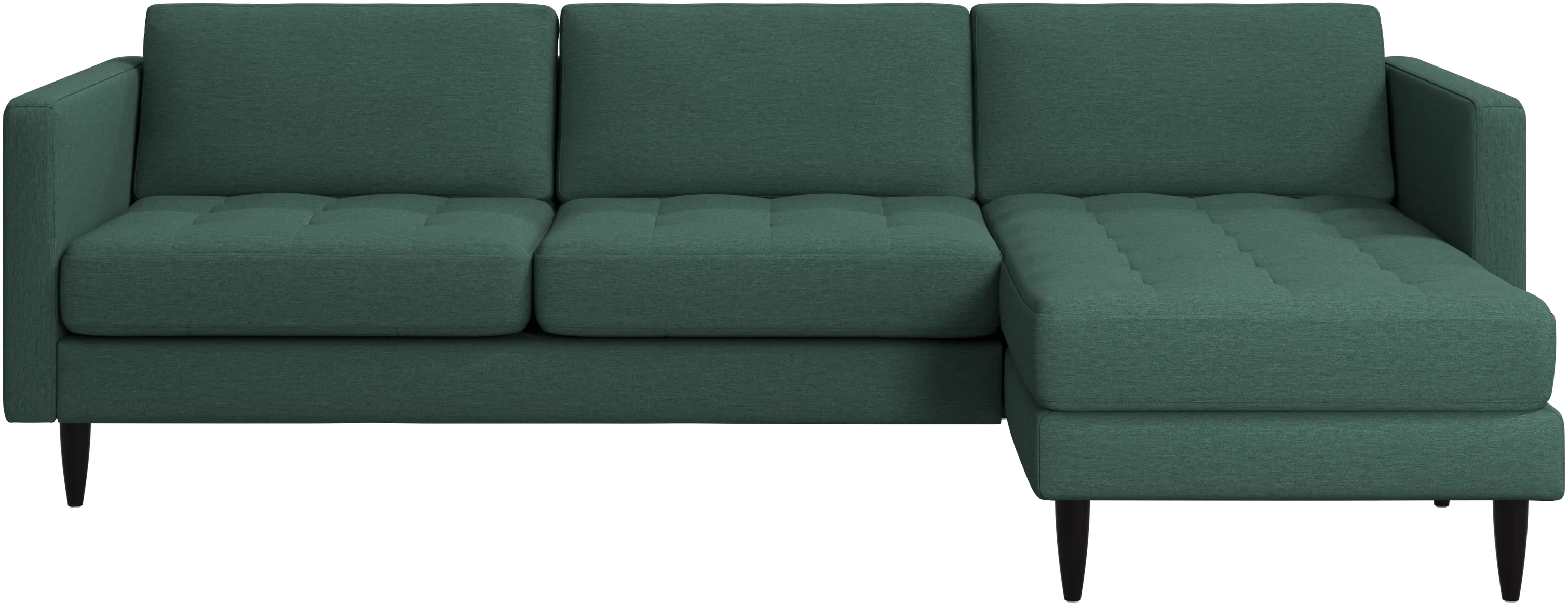 Osaka sofa with resting unit, tufted seat