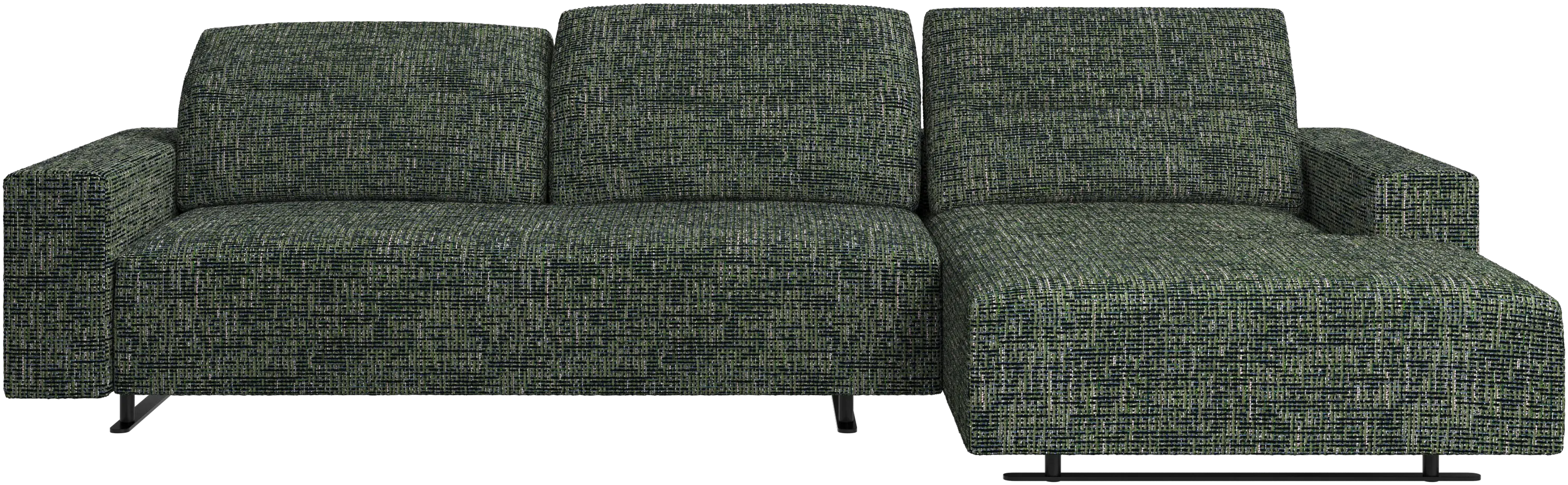 Hampton sofa with adjustable back and resting unit right side