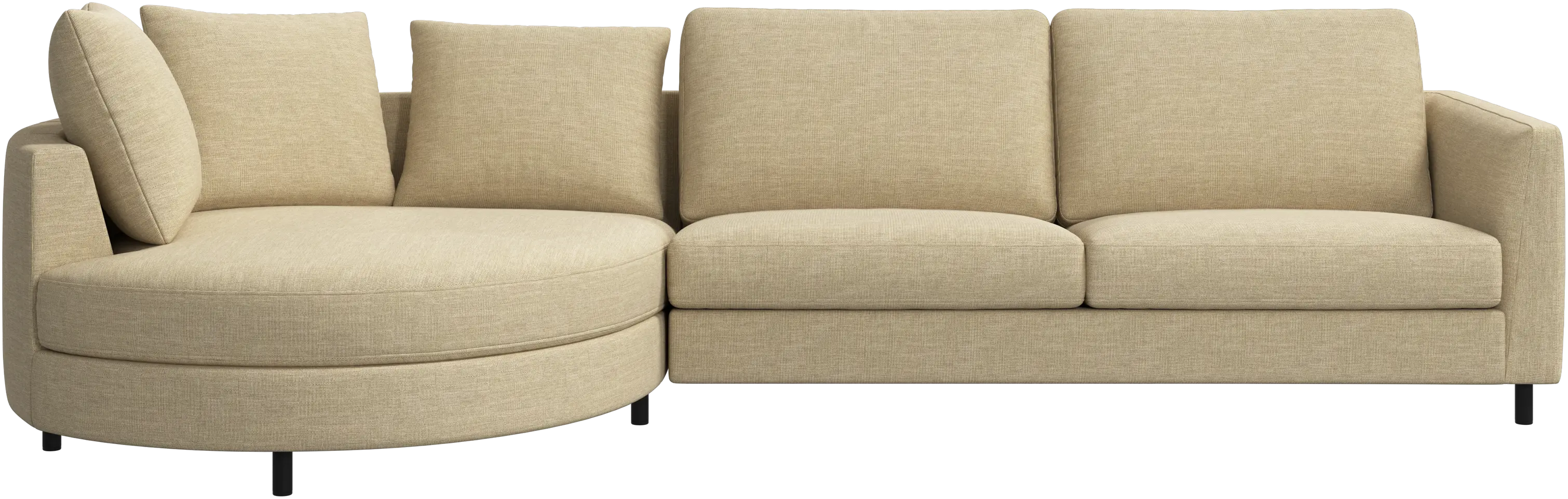Indivi sofa with chaise longue left