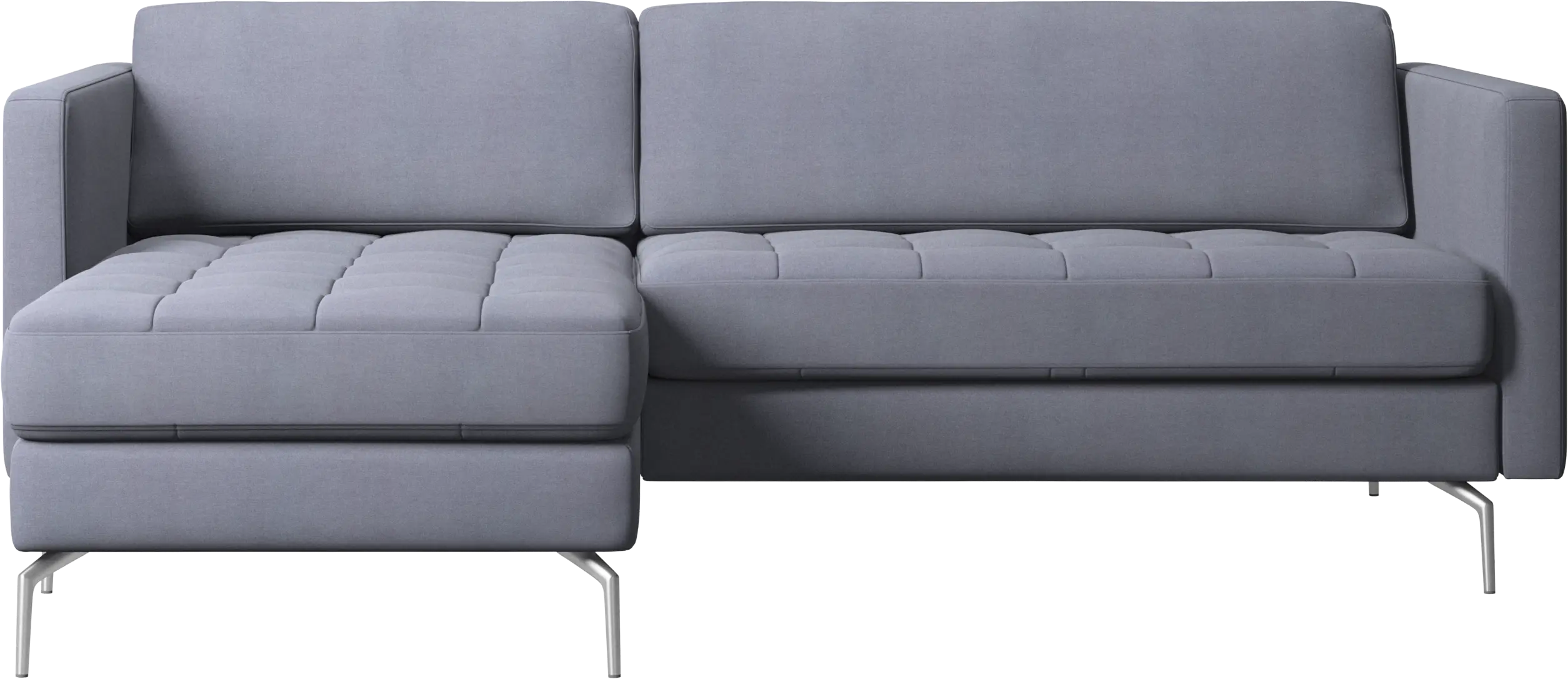 Osaka sofa with resting unit, tufted seat