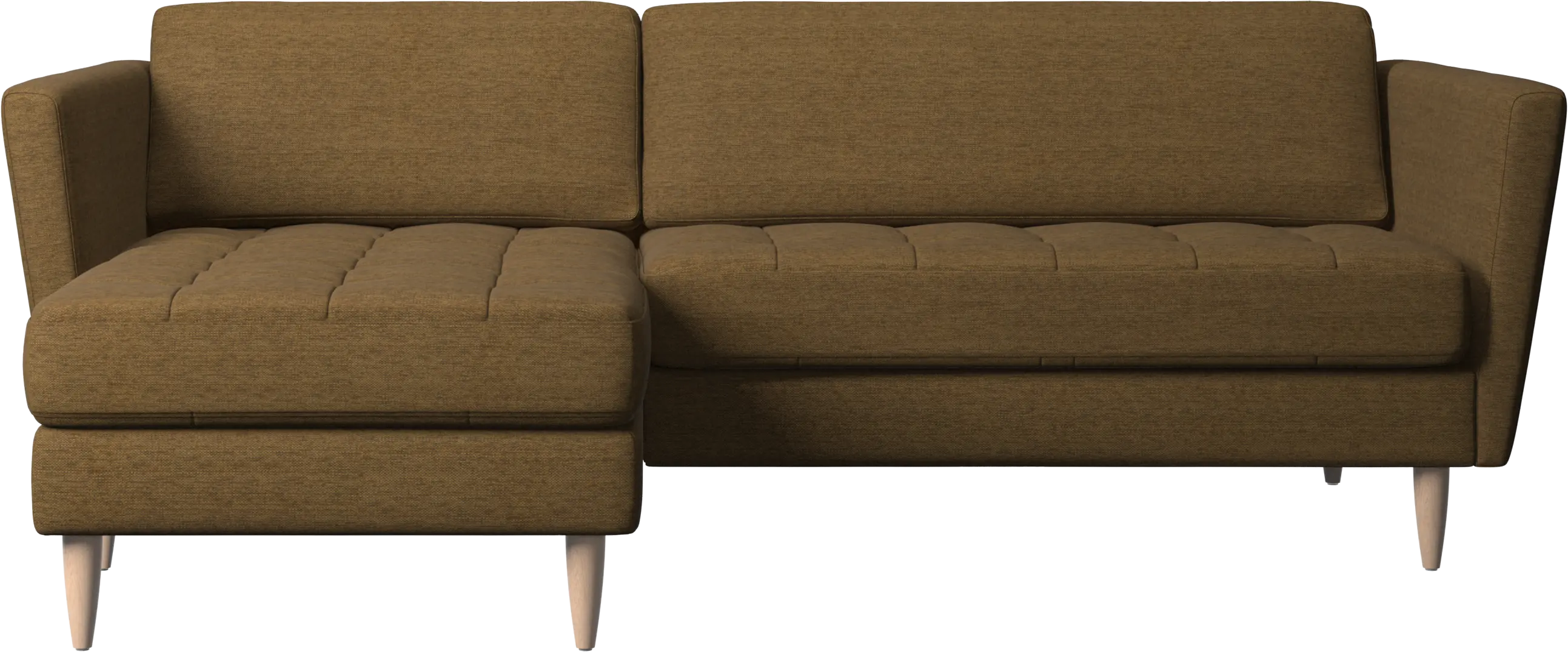 Osaka sofa with resting unit, tufted seat