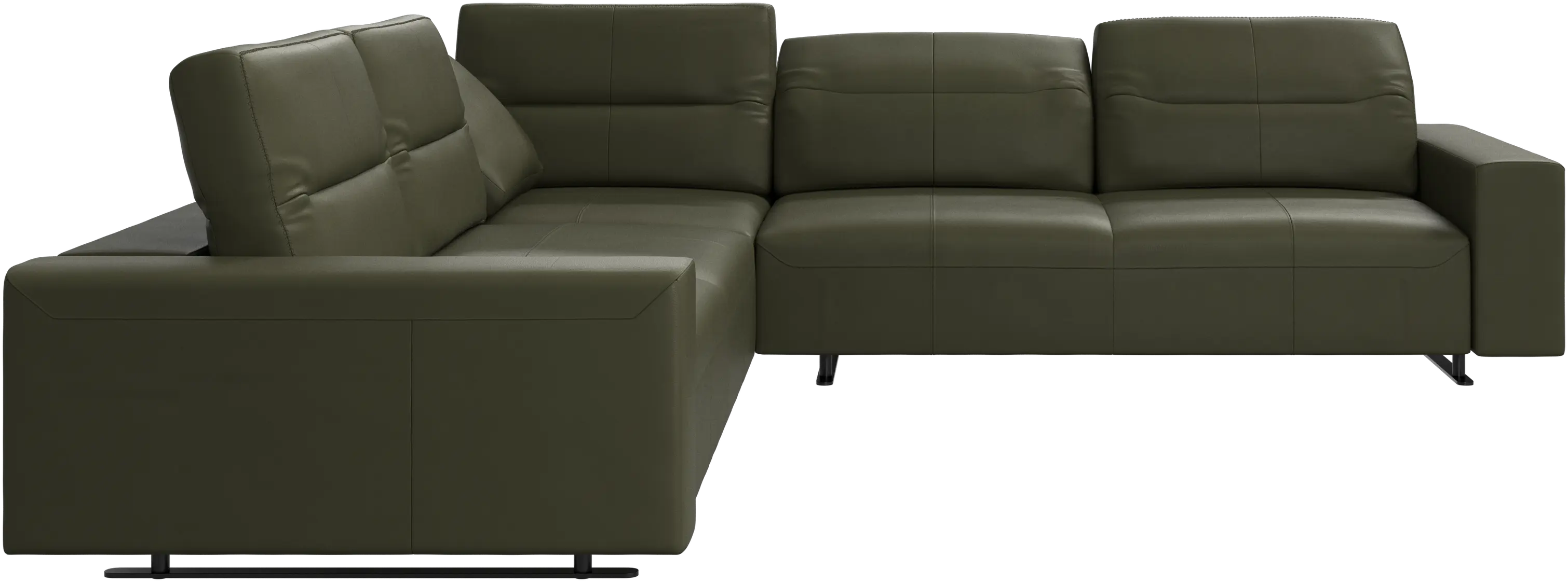 Hampton corner sofa with adjustable back