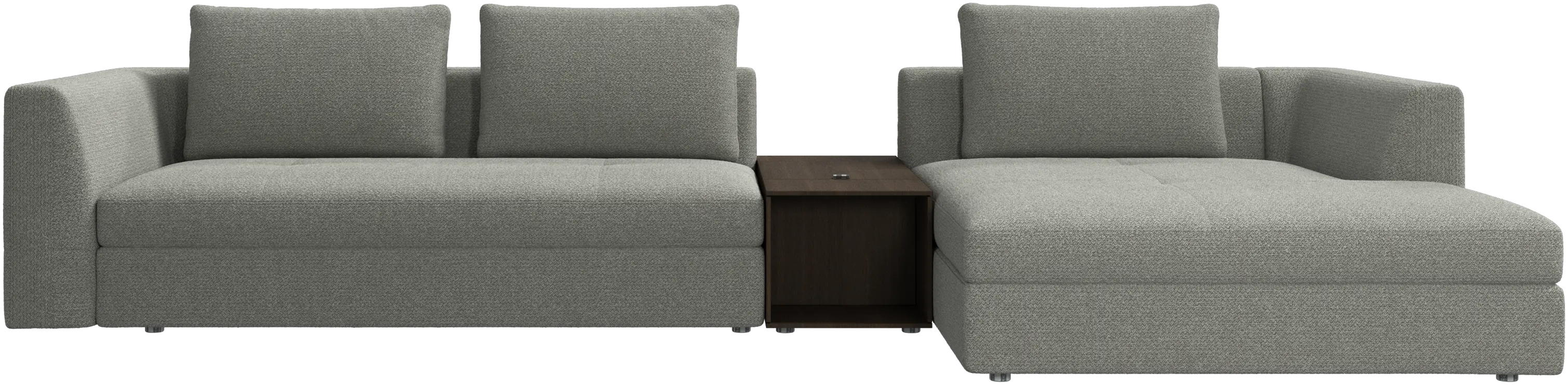 Bergamo Chaiselongue mit Stauraum