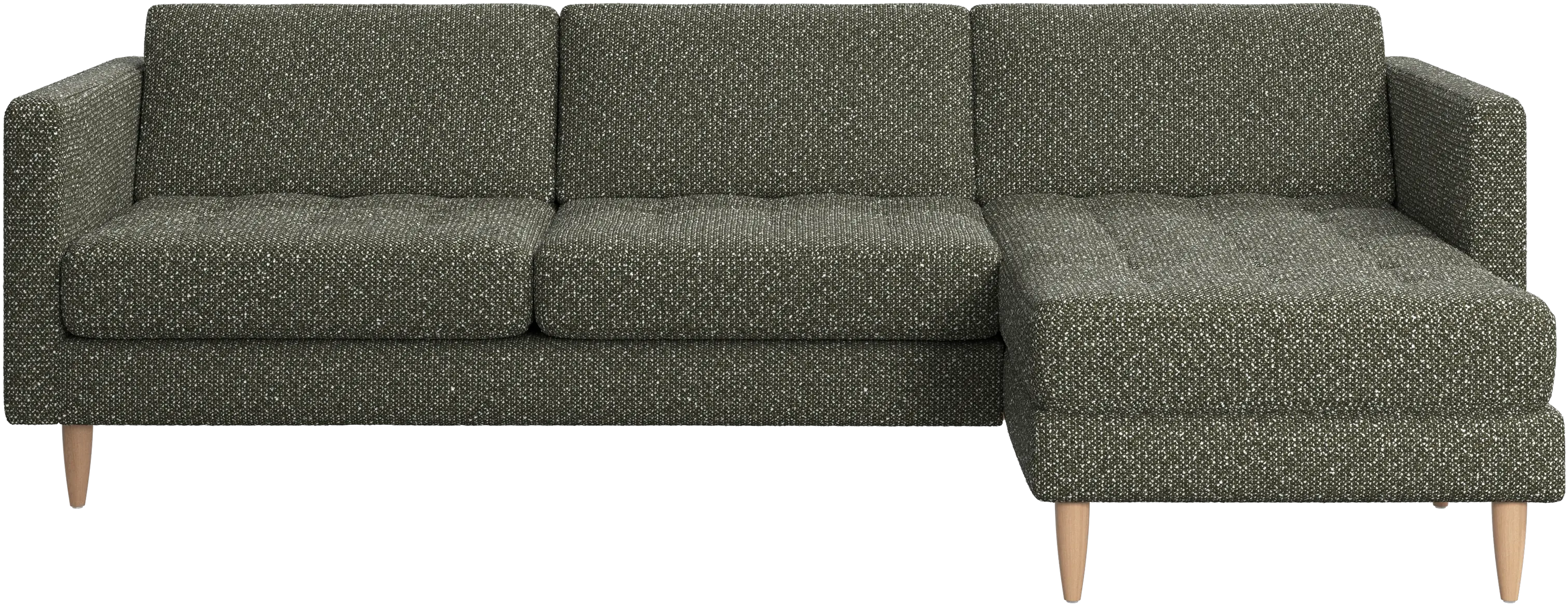 Osaka sofa with resting unit, tufted seat