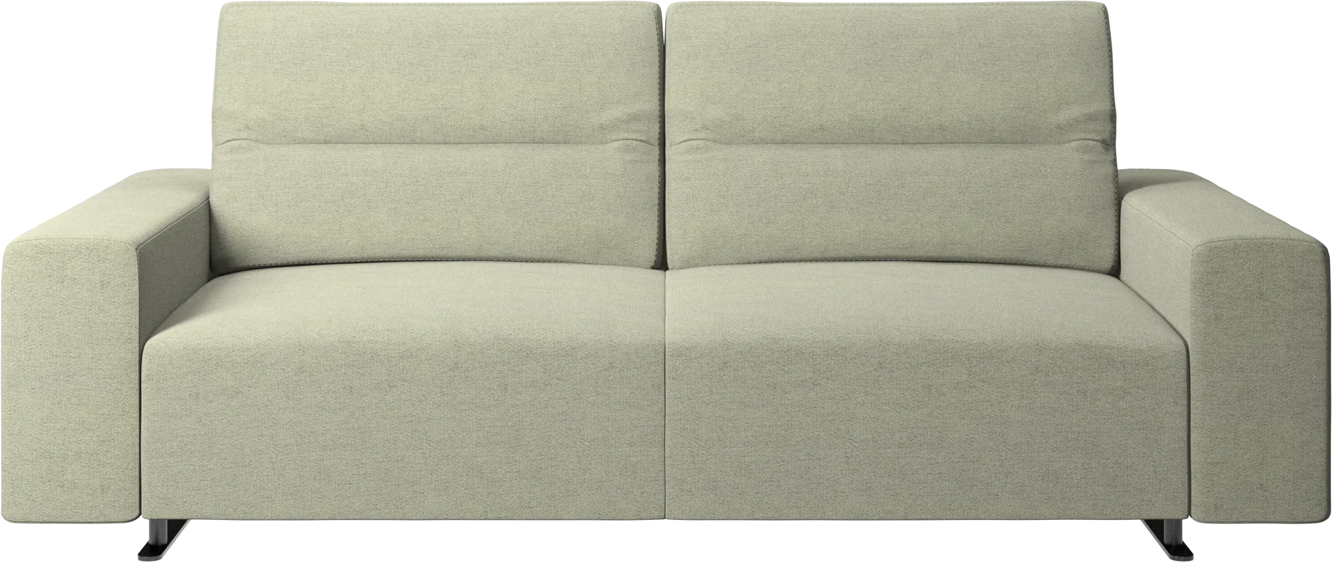 Hampton sofa with adjustable back and storage on the right side