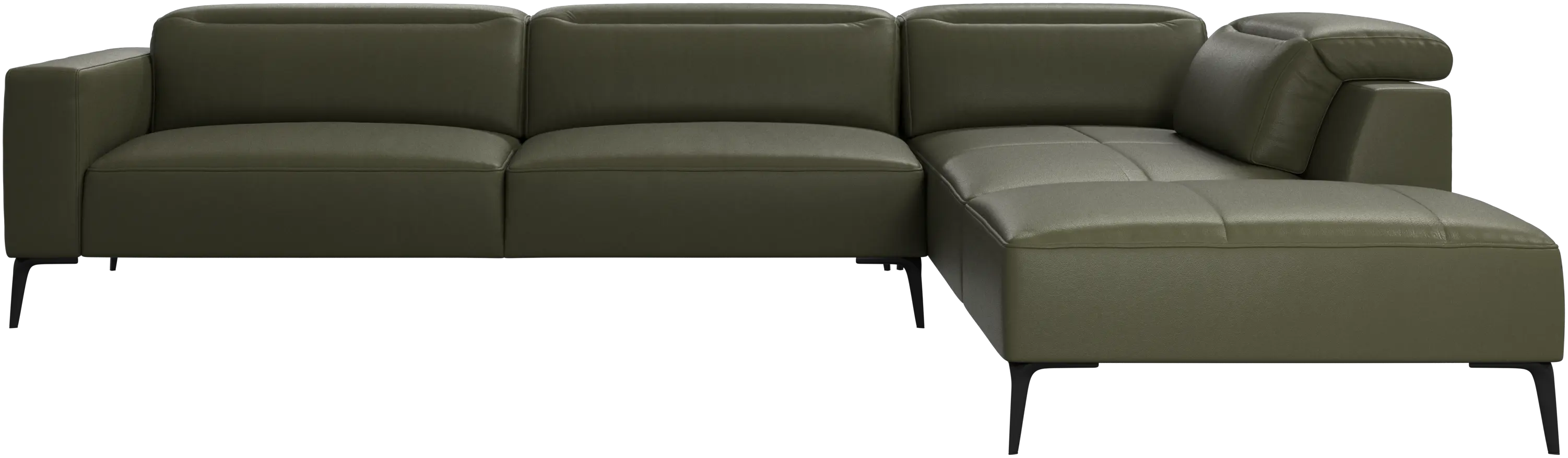Canapé d'angle Zürich avec module chaise longue